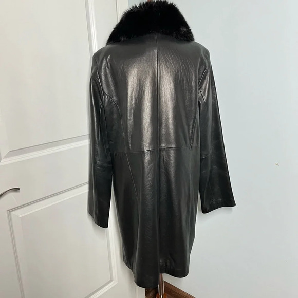 Vintage Leather Penny Lane Coat size L - Picture 12 of 13